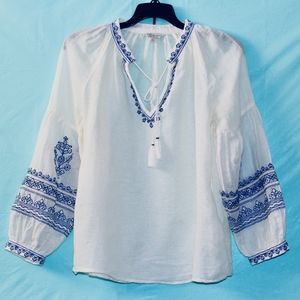 Lucky Brand Embroidered Top